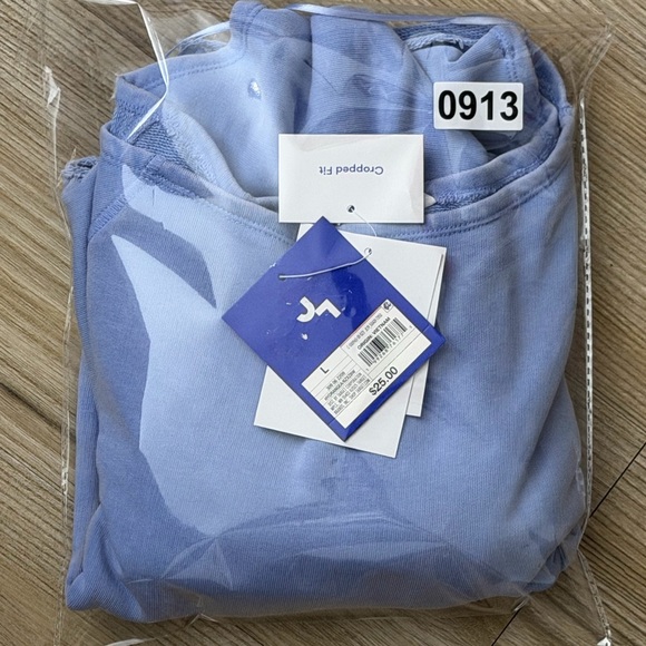 JoyLab™ Women's French Terry Off-The-Shoulder Sweatshirt - BLUE - XXS, XS & L - Picture 12 of 16